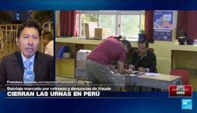 Se estima que los resultados oficiales del balotaje en Perú tardarán 30 días