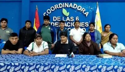 Sindicato anuncia pausa en las manifestaciones y bloqueos en Bolivia Sindicato anuncia pausa en las manifestaciones y bloqueos en Bolivia