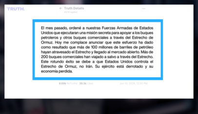 Trump anuncia una misión secreta en Ormuz, pero el petróleo sigue disparado y los mercados con temor Trump anuncia una misión secreta en Ormuz, pero el petróleo sigue disparado y los mercados con temor