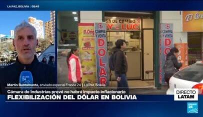 Directo Latam y los primeros impactos de la flexibilización del dólar en Bolivia Directo Latam y los primeros impactos de la flexibilización del dólar en Bolivia