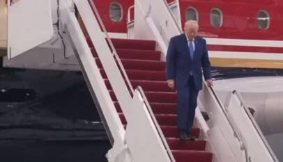 Donald Trump estrena el Air Force One «provisional»: dudas por falta de elementos de seguridad