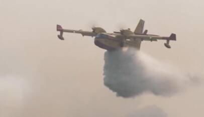 Ejército del Aire lucha por contener los incendios en España