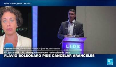 Flávio Bolsonaro pide cancelar la entrada en vigor de aranceles de EE. UU. a Brasil