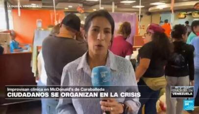 Informe desde La Guaira: un McDonald’s se transforma en clínica improvisada tras los terremotos