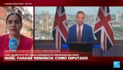 Informe desde Londres: Nigel Farage dimite como diputado para convocar elecciones parciales