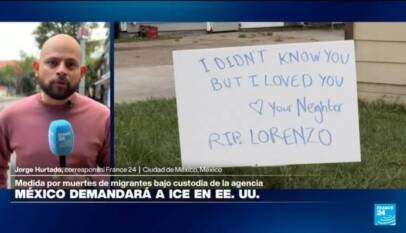 México denunciará en EE. UU. las muertes de migrantes bajo custodia del ICE
