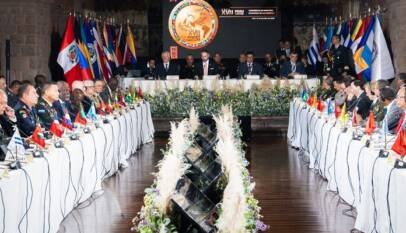 Ministro de Defensa reafirma en la XVII Conferencia de Ministros de Defensa de las Américas el compromiso de República Dominicana con la cooperación hemisférica Ministro de Defensa reafirma en la XVII Conferencia de Ministros de Defensa de las Américas el compromiso de República Dominicana con la cooperación hemisférica