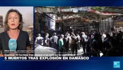 Seis muertos tras explosión junto al Palacio de Justicia de Damasco