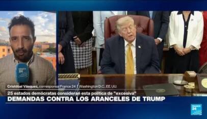 25 estados demócratas demandan a Trump por nuevos aranceles a productos de 60 socios comerciales