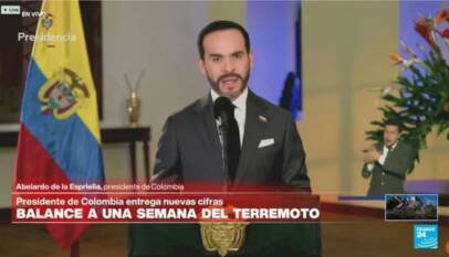 Abelardo de la Espriella entrega balance a una semana del terremoto en Colombia