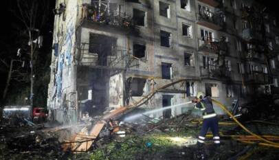 Al menos nueve muertos en Ucrania por un ataque de misiles balísticos de Rusia sobre Kiev