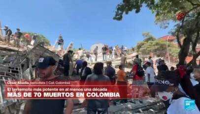 Cali, una de las ciudades más afectadas por el terremoto de 7,4 en Colombia Cali, una de las ciudades más afectadas por el terremoto de 7,4 en Colombia