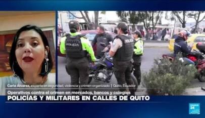 ¿Cuál es el panorama en Ecuador en medio el despliegue de policías y militares en Quito?