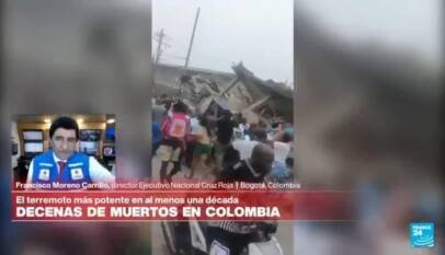 Francisco Moreno: «12 de los 32 departamentos de Colombia fueron afectados por el terremoto»