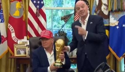 Infantino busca el respaldo de Trump para su reelección en la FIFA, pero él no le responde Infantino busca el respaldo de Trump para su reelección en la FIFA, pero él no le responde
