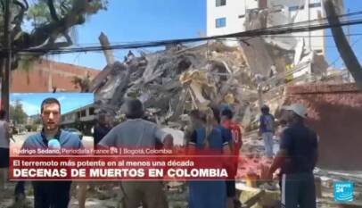 Informe desde Bogotá: De la Espriella declara desastre nacional por terremoto de 7,4