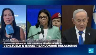 Informe desde Caracas: Venezuela e Israel reanudarán relaciones diplomáticas Informe desde Caracas: Venezuela e Israel reanudarán relaciones diplomáticas