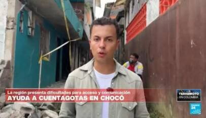 Informe desde Quibdó: miles de personas están en riesgo de perderlo todo tras terremoto de 7,4 Informe desde Quibdó: miles de personas están en riesgo de perderlo todo tras terremoto de 7,4