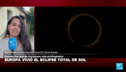 Informe desde Soria: España vive su primer eclipse total de Sol en 27 años Informe desde Soria: España vive su primer eclipse total de Sol en 27 años