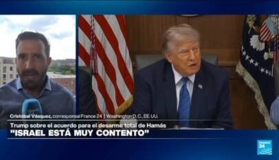 Informe desde Washington: Trump asegura que «Israel está contento» con acuerdo para desarme de Hamás Informe desde Washington: Trump asegura que «Israel está contento» con acuerdo para desarme de Hamás