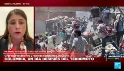 Iris Marín: «Muchos de los daños en el Chocó ni siquiera se conocen por la falta de conectividad» Iris Marín: «Muchos de los daños en el Chocó ni siquiera se conocen por la falta de conectividad»