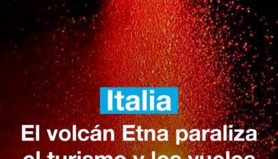 Italia: El volcán Etna paraliza el turismo y los vuelos de Sicilia Italia: El volcán Etna paraliza el turismo y los vuelos de Sicilia