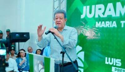 Leonel visita zonas de provincias Santiago Rodríguez y Valverde