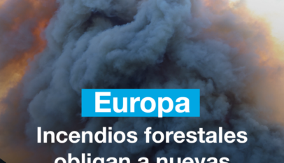 Mueren dos tripulantes tras el choque de dos helicópteros que combatían un incendio en Grecia Mueren dos tripulantes tras el choque de dos helicópteros que combatían un incendio en Grecia