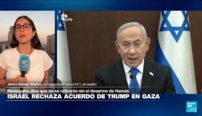 Netanyahu, en tono electoral, rechaza el plan de Trump para el desarme de Hamás en Gaza