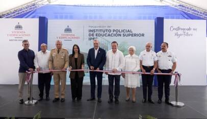 Presidente Abinader y ministro Jean Luis Rodríguez entregan nuevas instalaciones del Instituto Policial de Educación Superior (IPES)