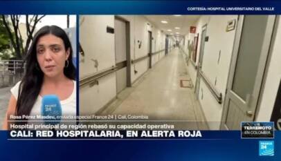 Terremoto deja sin servicio de urgencias al mayor hospital público del suroccidente de Colombia