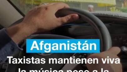 Afganistán: taxistas mantienen viva la música pese a prohibiciones