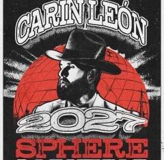 Carín León anuncia su regreso al Sphere de Las Vegas para 2027