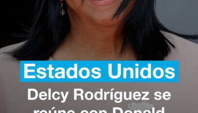 Delcy Rodríguez se reúne con Donald Trump en Nueva York Delcy Rodríguez se reúne con Donald Trump en Nueva York