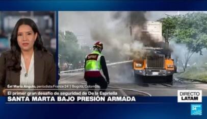 Directo Latam y el paro armado y el repunte de violencia en Santa Marta, punto turístico de Colombia