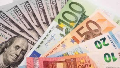 Dólar subió 10 cts. y euro bajó; eran vendidos a .96 y .24 Dólar subió 10 cts. y euro bajó; eran vendidos a .96 y .24