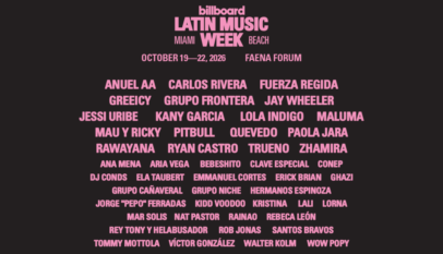 Grupo Frontera, Santos Bravos, Mau y Ricky, Anuel AA y más se suman a Latin Music Week 2026: Programa completo aquí Grupo Frontera, Santos Bravos, Mau y Ricky, Anuel AA y más se suman a Latin Music Week 2026: Programa completo aquí