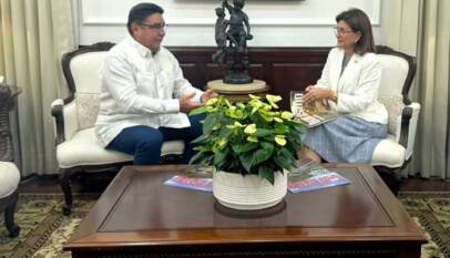 Miguel Calzada León realiza visita de cortesía a la Vicepresidenta de la República, Raquel Peña Miguel Calzada León realiza visita de cortesía a la Vicepresidenta de la República, Raquel Peña