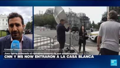 Un juez suspende el veto de Trump y CNN, MS NOW y Politico recuperan acceso a la Casa Blanca