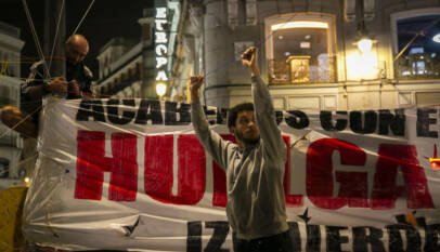 Una noche acampando por la vivienda en Madrid: «Esto es el inicio de algo más potente»