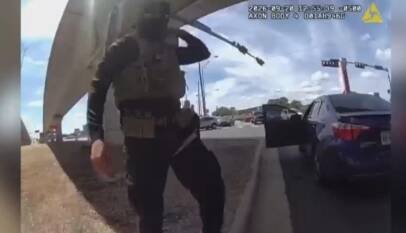 Wilber Garcés es trasladado a hospital por parálisis; publican videos del momento de su arresto