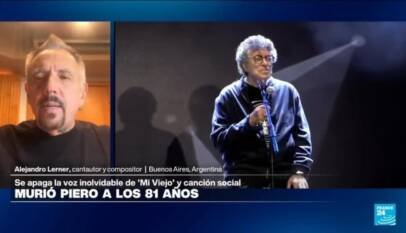Alejandro Lerner recuerda a Piero: «Tenía una gran vocación por la paz»