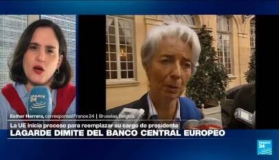 Christine Lagarde, presidenta del Banco Central Europeo, dimite antes de lo previsto