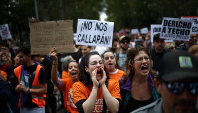 España vuelve a las calles por la vivienda con llamados a una huelga general
