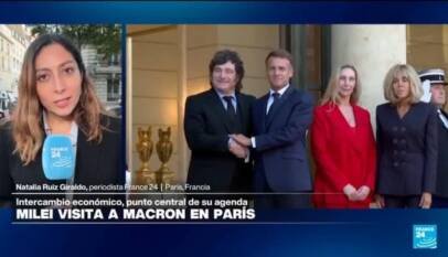 Informe desde París: Milei visita a Macron para fortalecer lazos económicos