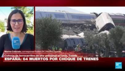 Más de 60 muertos tras colisión de dos trenes de pasajeros al sur de Madrid Más de 60 muertos tras colisión de dos trenes de pasajeros al sur de Madrid