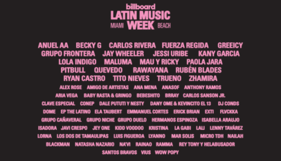 Rubén Blades, Anthony Ramos, Lenny Tavárez, Tito Nieves y más se suman a Billboard Latin Music Week 2026